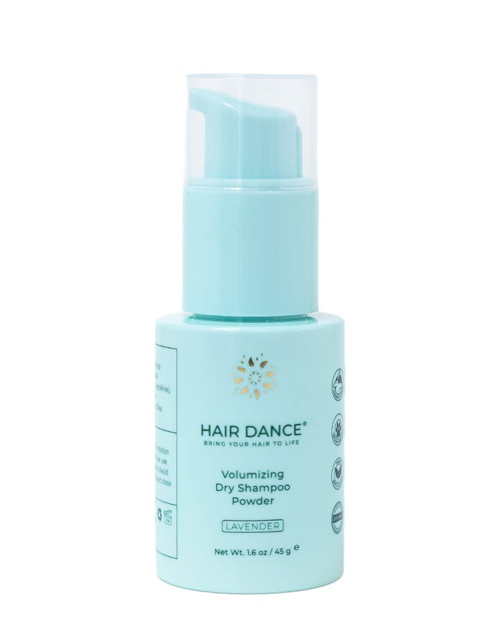 Hair Dance front jar showing lavender scent and eco label benefits