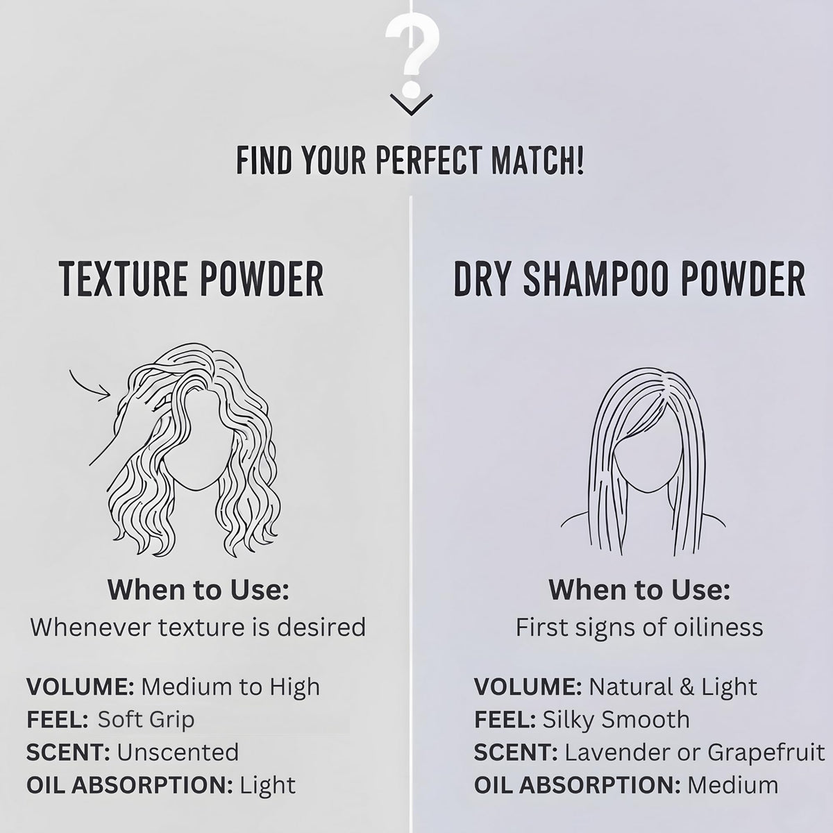 Hair Dance lifestyle shot of woman using powder for everyday styling