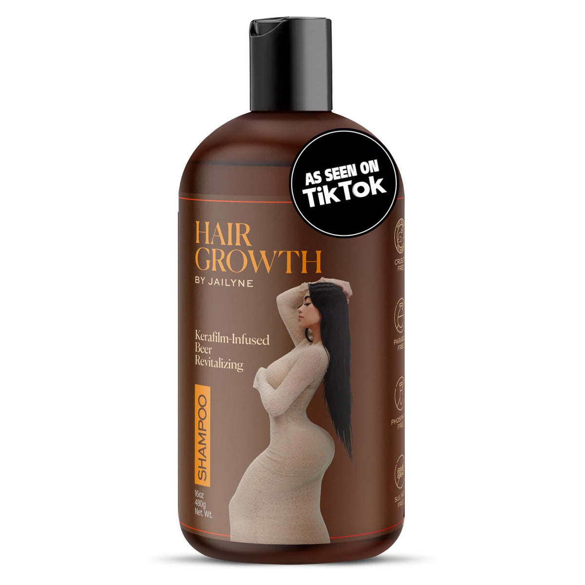 Hair Growth by Jailyne Ojeda front bottle image showing clear branding and nourishing formula benefits
