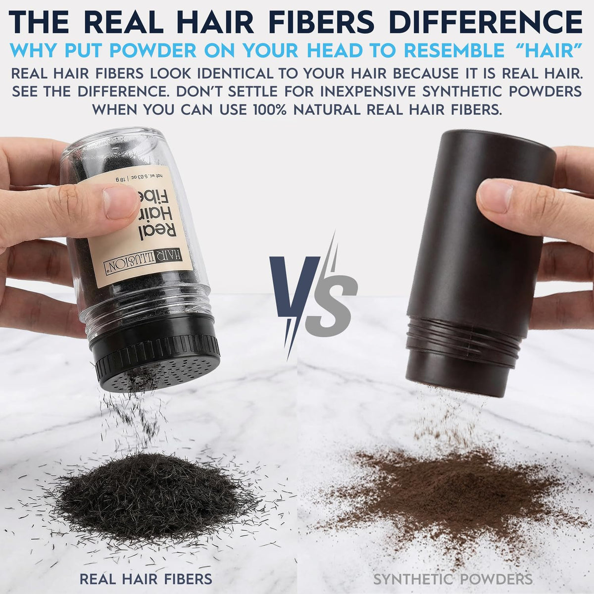 hair illusion before and after scalp view showing fuller appearance