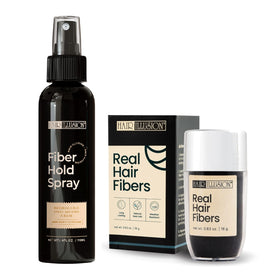 hair illusion black front packaging showing product kit and brand