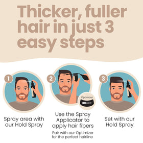 Hair Illusion blended fibers with natural hair delivering seamless finish