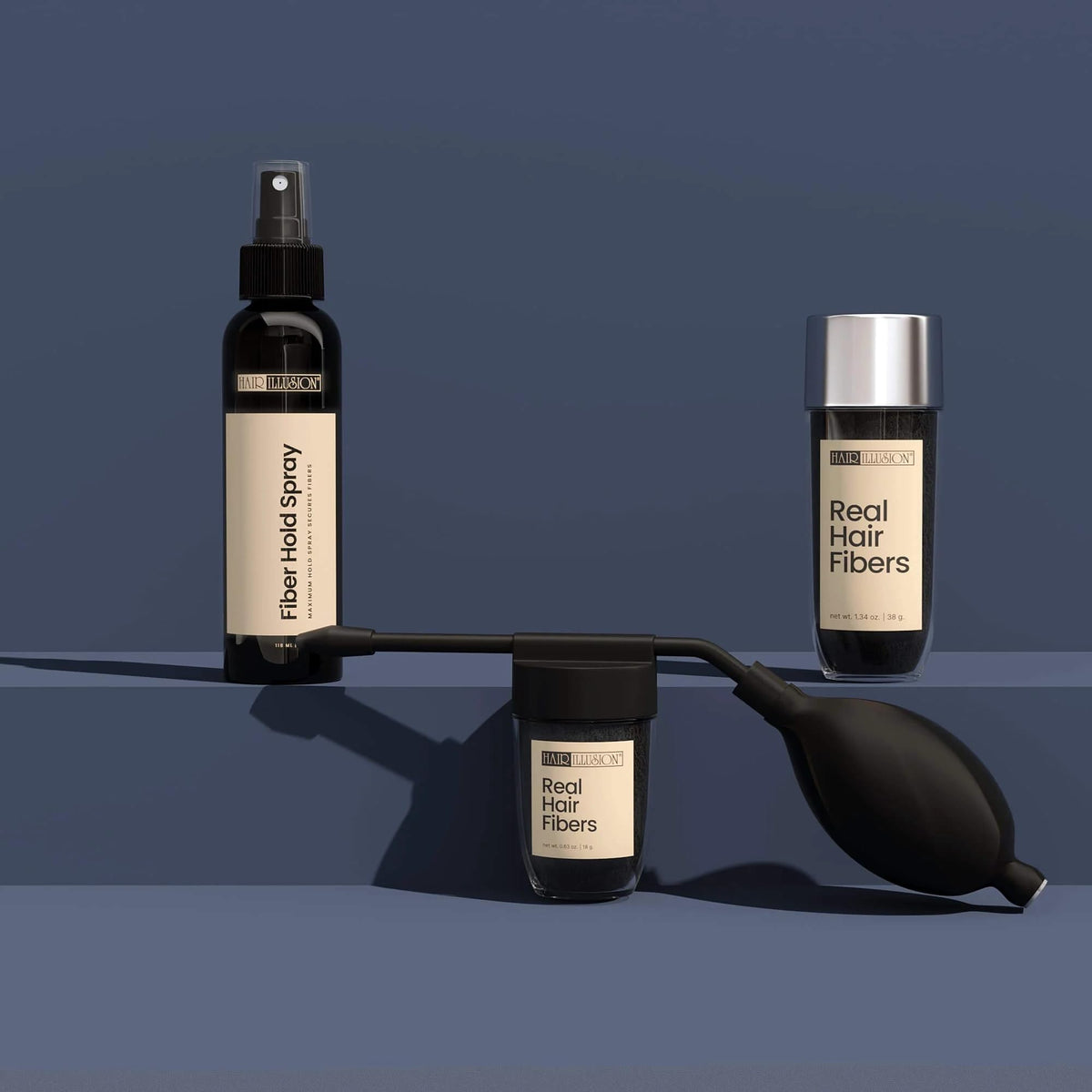 Hair Illusion front packaging showing complete kit convenience