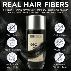 Hair Illusion shaker top detail demonstrating precision application and control