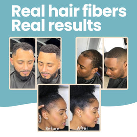 Hair Illusion size scale with hand highlights 38g bottle giving long-lasting use