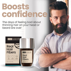 Hair Illusion fiber strands detailed texture demonstrating natural light reflection