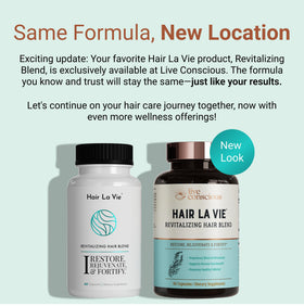 Hair La Vie single capsule close up highlighting ingredient clarity