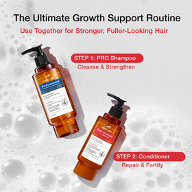 Hair Labs being applied to wet hair to show smooth detangling benefit
