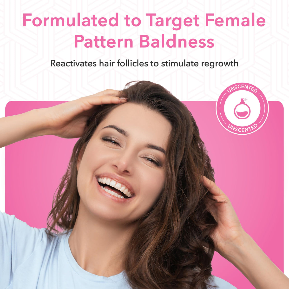 Hair Regen applying serum to scalp demonstrating focused treatment on thinning area
