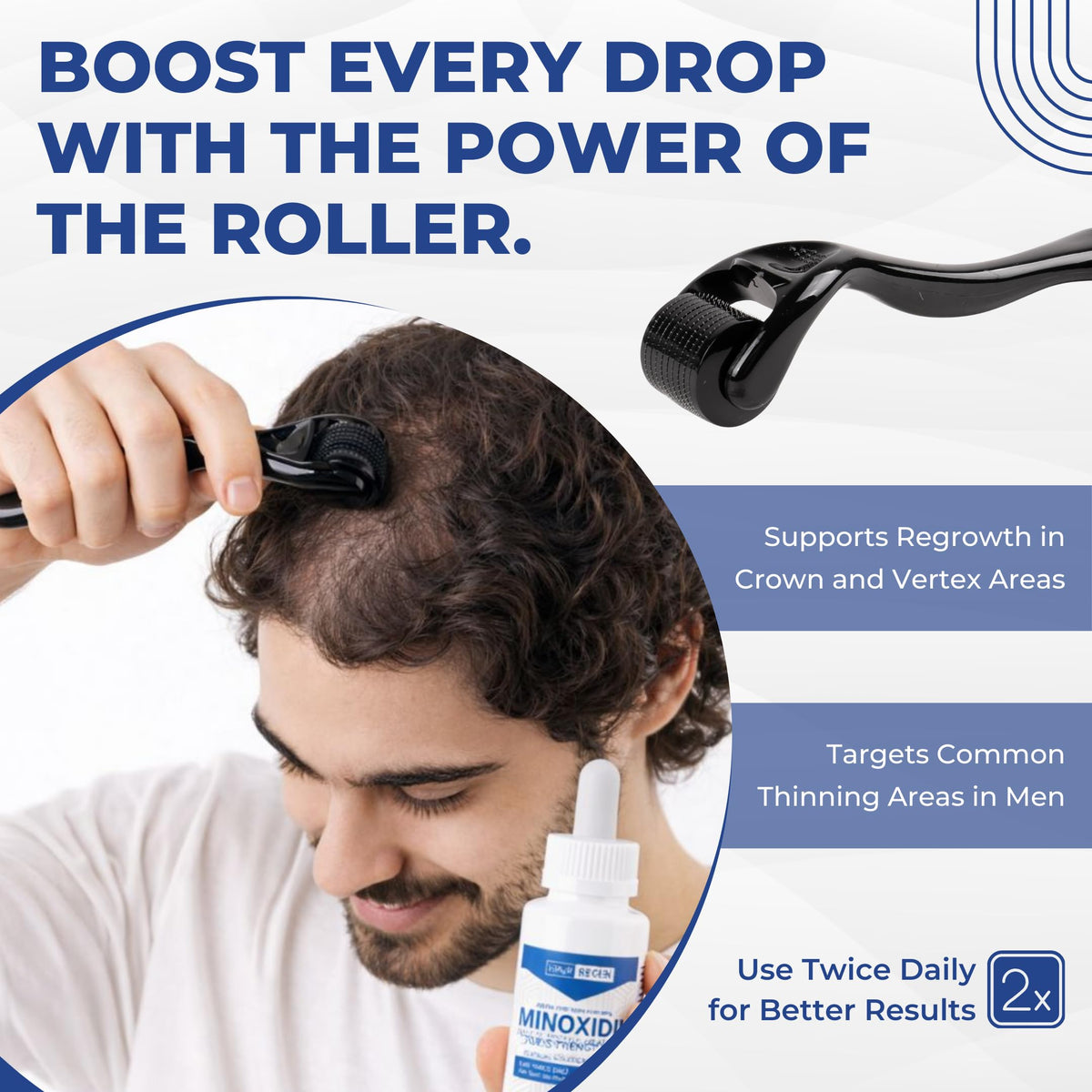 Hair Regen travel-ready kit packed for on-the-go grooming