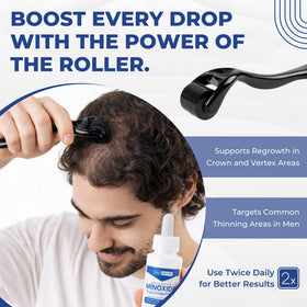 Hair Regen travel-ready kit packed for on-the-go grooming