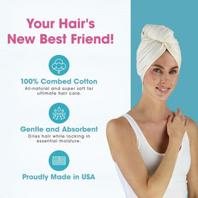 Hair RePear close-up of combed cotton weave highlighting smooth texture and reduced friction