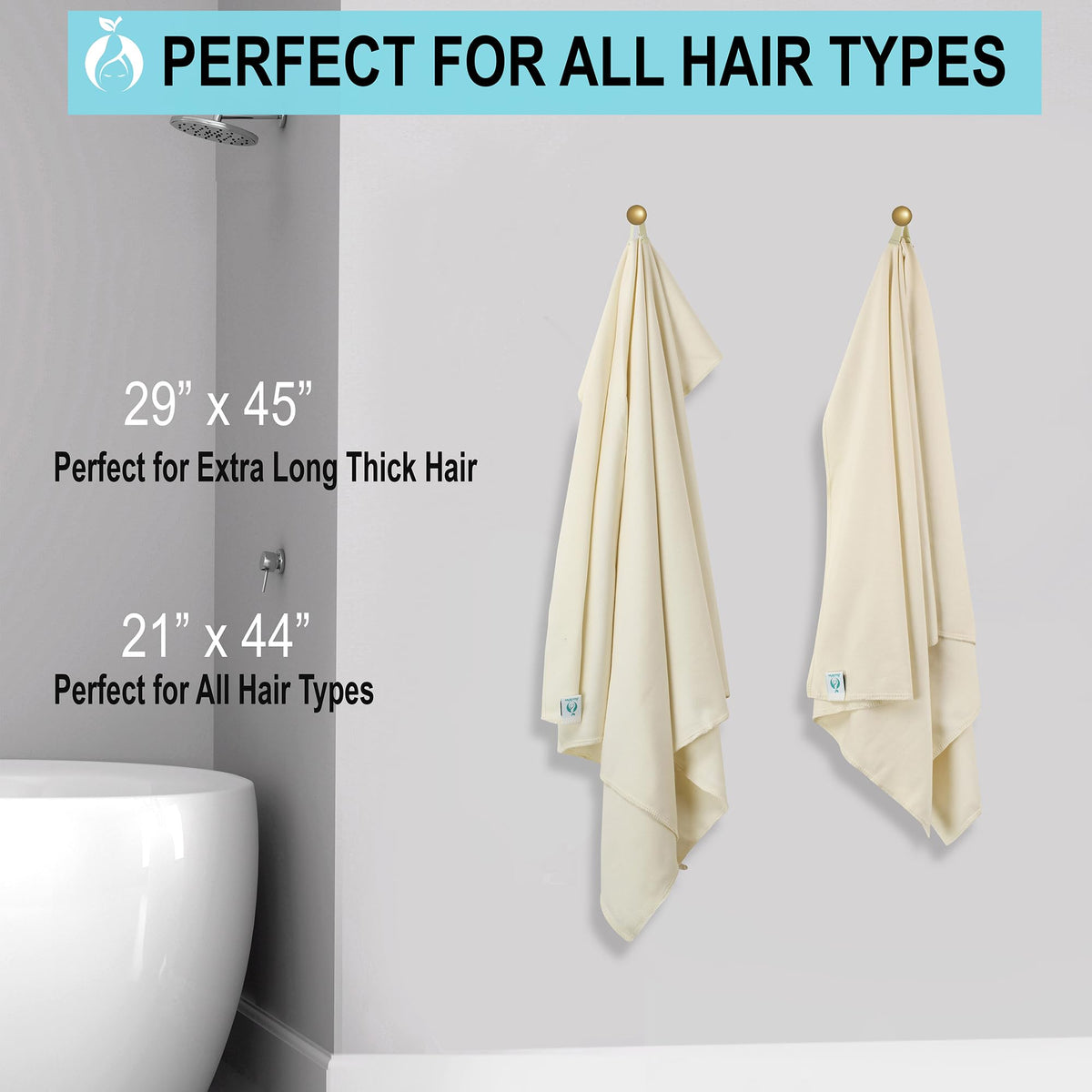 Hair RePear in-use scene while getting ready showing hands-free fit and time-saving benefit