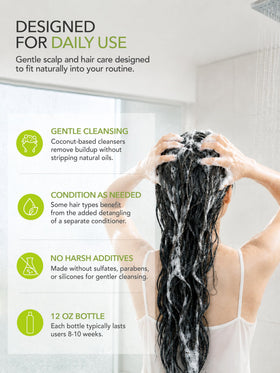 Hair Science saw palmetto botanical close-up conveying the 2% saw palmetto complex benefit