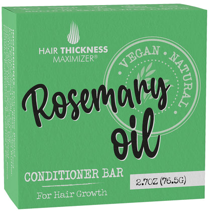 Hair Thickness Maximizer front packaging showing bar and eco benefit