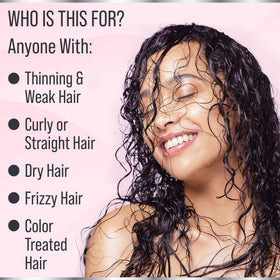 Hair Thickness Maximizer bar in hand demonstrating travel-friendly convenience