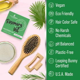 Hair Thickness Maximizer ingredients label highlighting rosemary and proteins