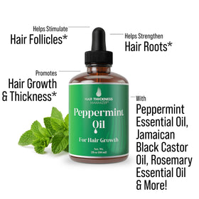 Hair Thickness Maximizer dispensing drops onto fingertip for precise application