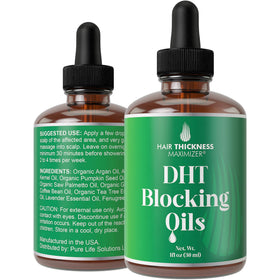 Hair Thickness Maximizer front packaging showing bottle and label benefit