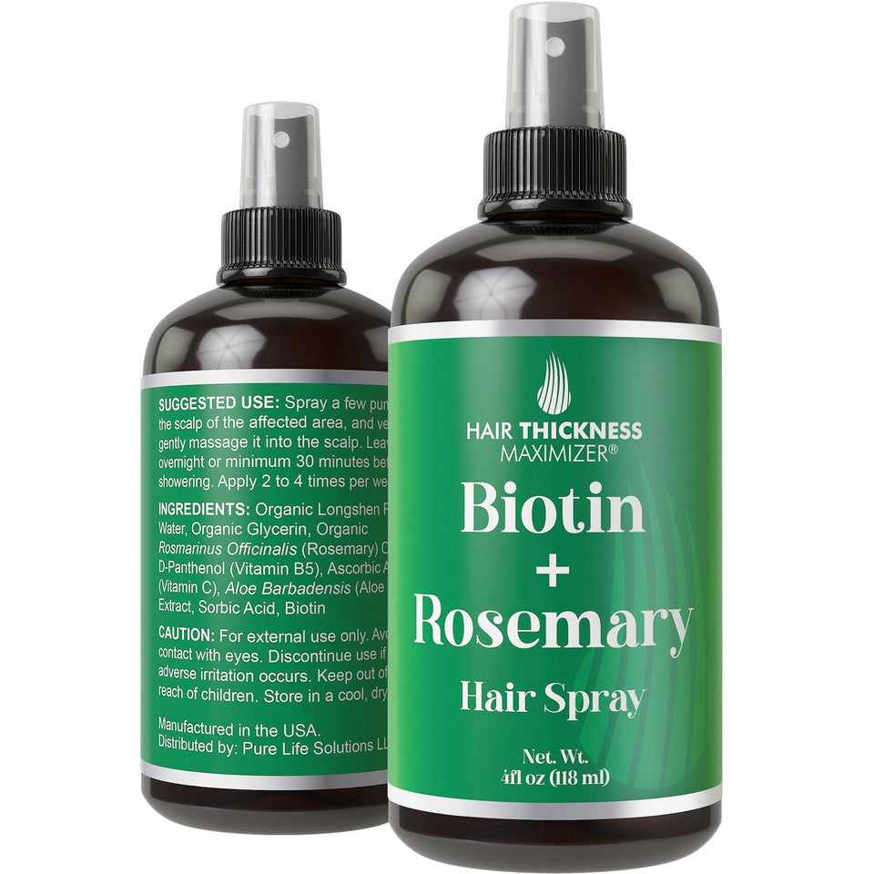 Hair Thickness Maximizer front packaging showing label and benefits for quick identification