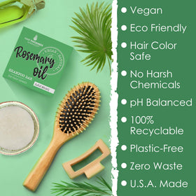 Hair Thickness Maximizer organic oils display emphasizing nourishing ingredients and shine