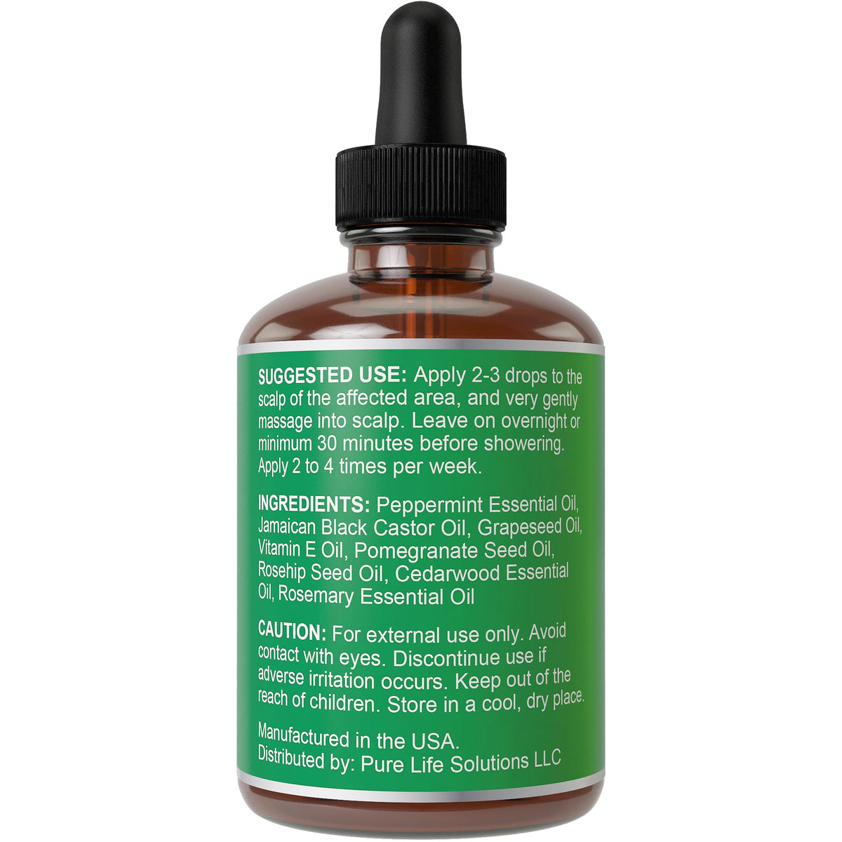 Hair Thickness Maximizer ingredients flatlay highlighting botanical oils and purity