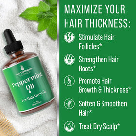 Hair Thickness Maximizer oil texture close-up showing lightweight sheen and clarity
