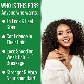Hair Thickness Maximizer oil texture drops on surface showing lightweight absorbent feel