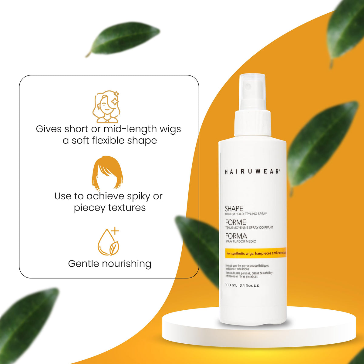 Hair u wear kit in hand showing compact-size travel convenience benefit