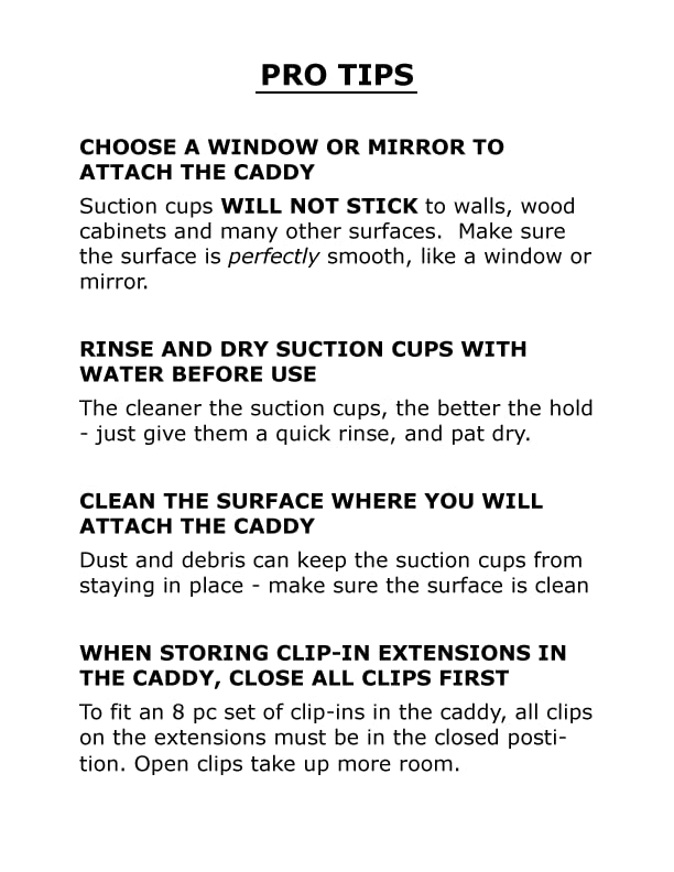 Hair Works close-up of suction cup delivering secure adhesion benefit