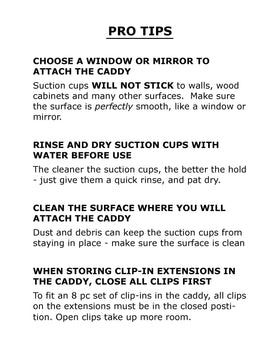 Hair Works close-up of suction cup delivering secure adhesion benefit