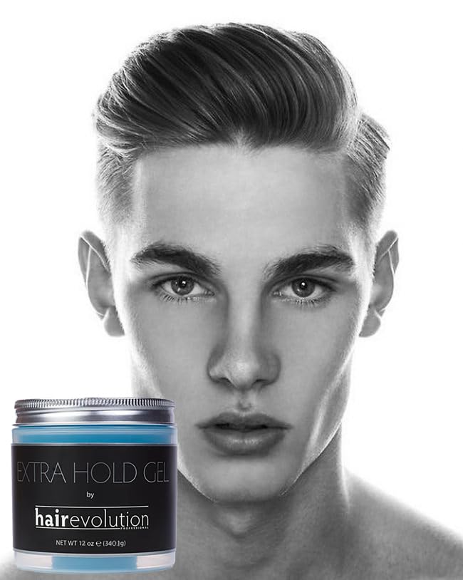 Hairevolution gel texture close-up highlighting thick consistency and shine