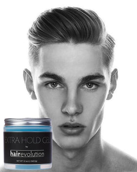 Hairevolution gel texture close-up highlighting thick consistency and shine