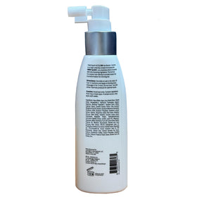 Hairmax bottle on bathroom shelf in lifestyle setting suggesting daily use