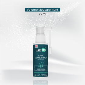 HairMD product label close-up listing key ingredients for informed use