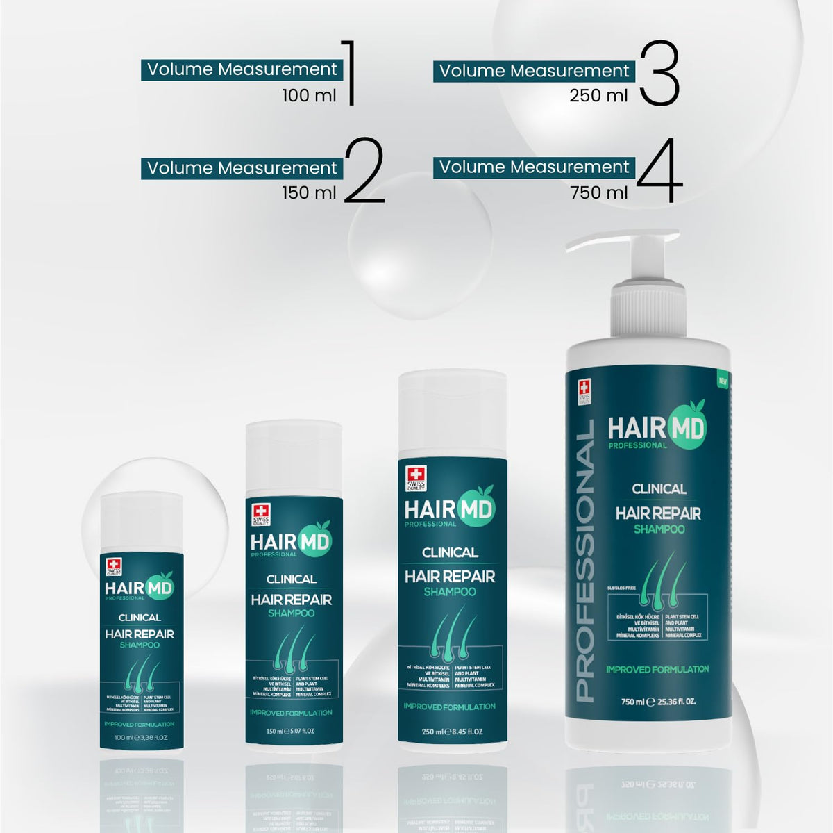 HairMD on bathroom shelf lifestyle scene conveying daily care benefit