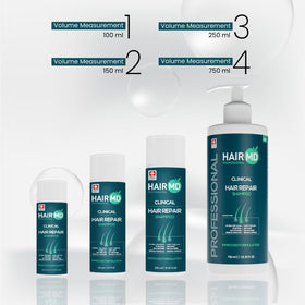 HairMD on bathroom shelf lifestyle scene conveying daily care benefit