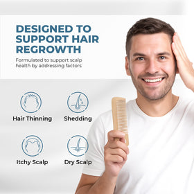 HAIRMETTO used in morning routine setting for everyday use benefit