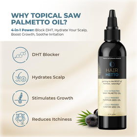 HAIRMETTO oil texture pouring to show lightweight absorption benefit