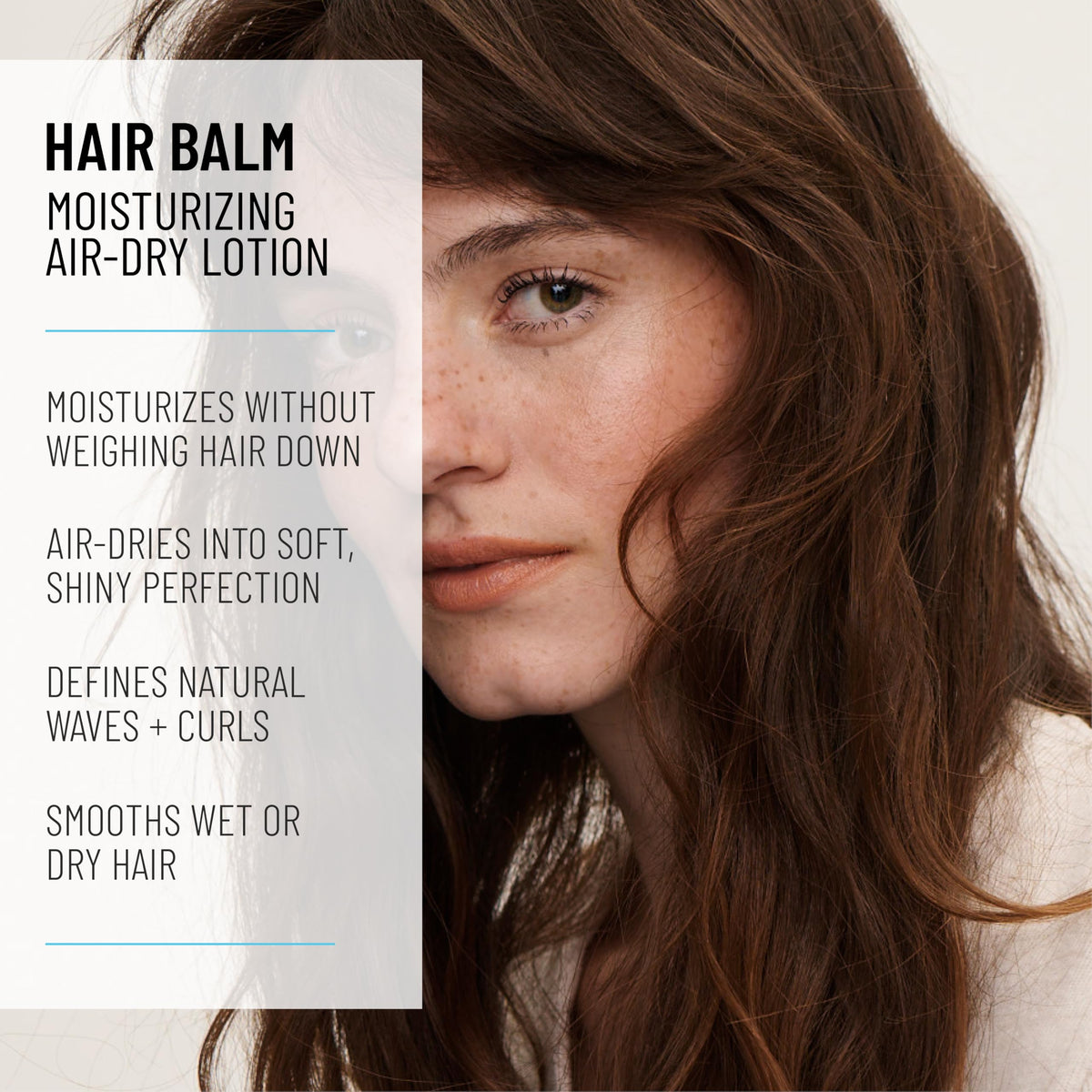 Hairstory Hair Balm open jar texture highlighting creamy formula for easy spread