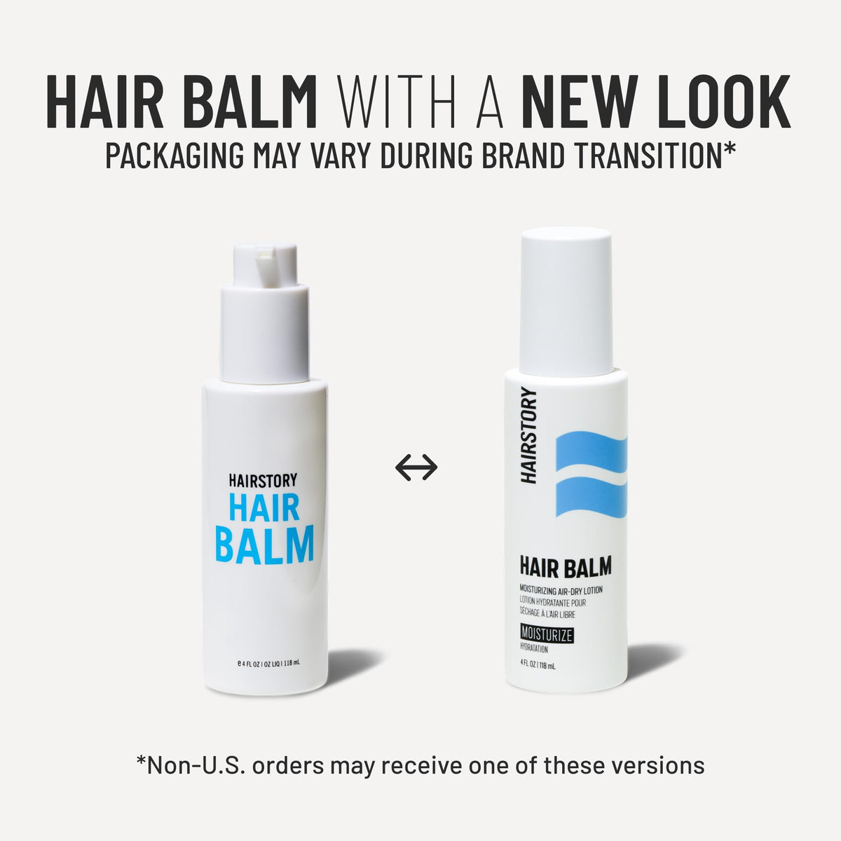 Hairstory Hair Balm label close-up showing ingredient clarity and clean formulation