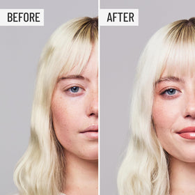 Hairstory application on wet hair demonstrating how the cleansing cream emulsifies