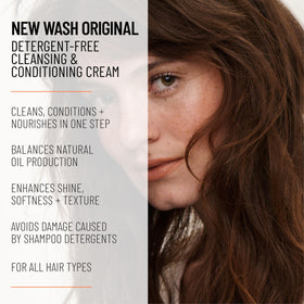 Hairstory New Wash pump nozzle close-up for easy dispensing