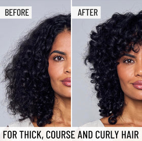 Hairstory emulsified milky lather demonstrating activated cleansing action