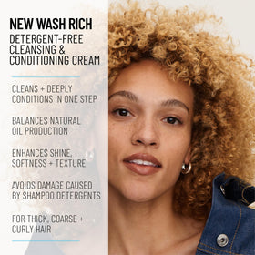 Hairstory refill pouch for New Wash Rich reducing waste