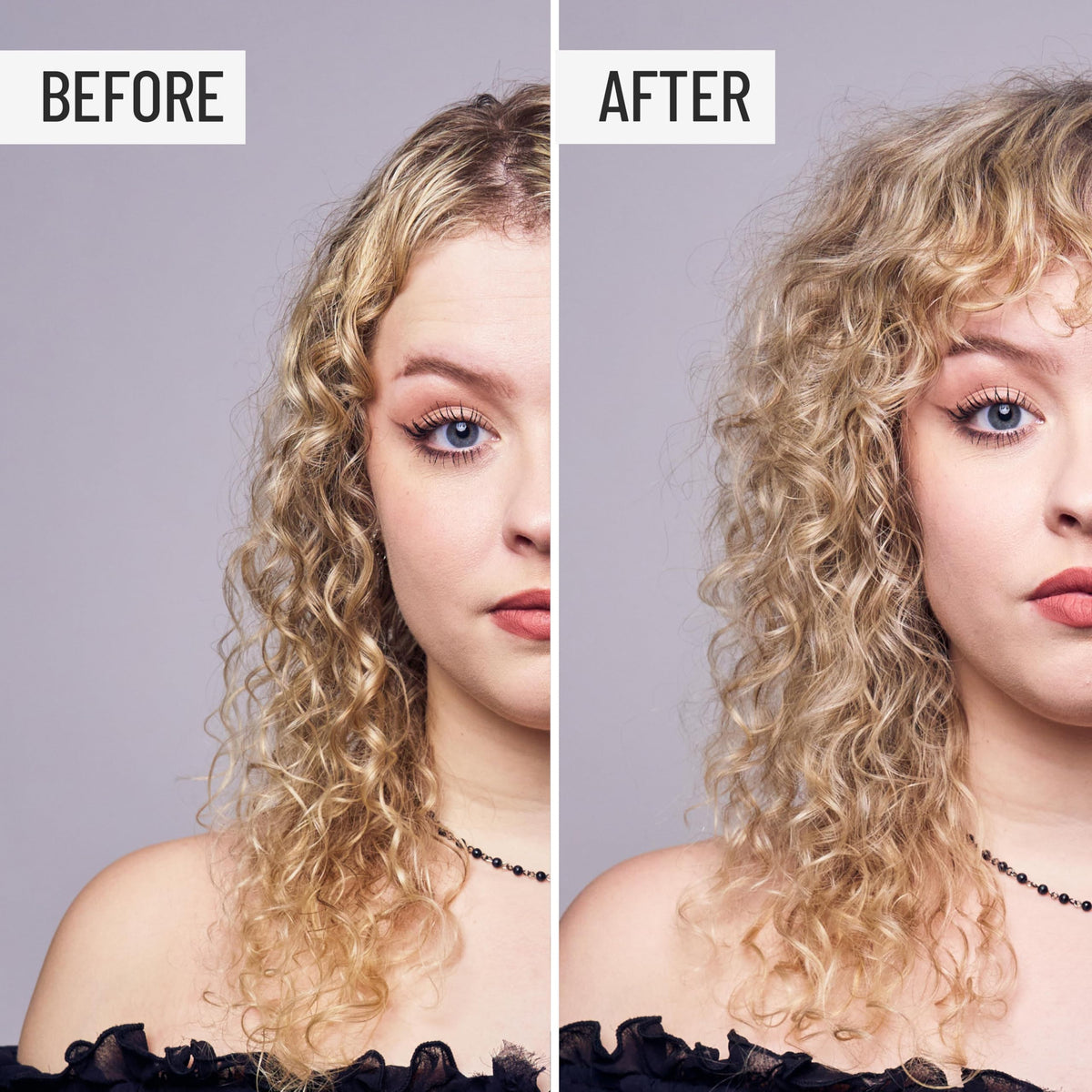 Hairstory scalp massage with fingers showing improved scalp hydration and comfort