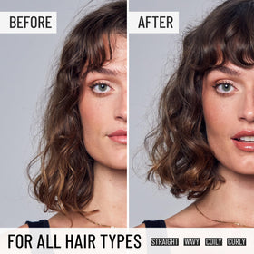 Hairstory scalp being massaged with brush highlighting balanced cleansing benefit