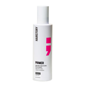 Hairstory Primer front packaging showing bottle and branding for protection