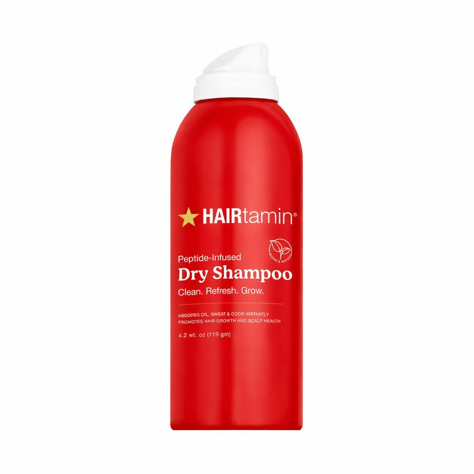 HAIRtamin front packaging showing product and volumizing benefit