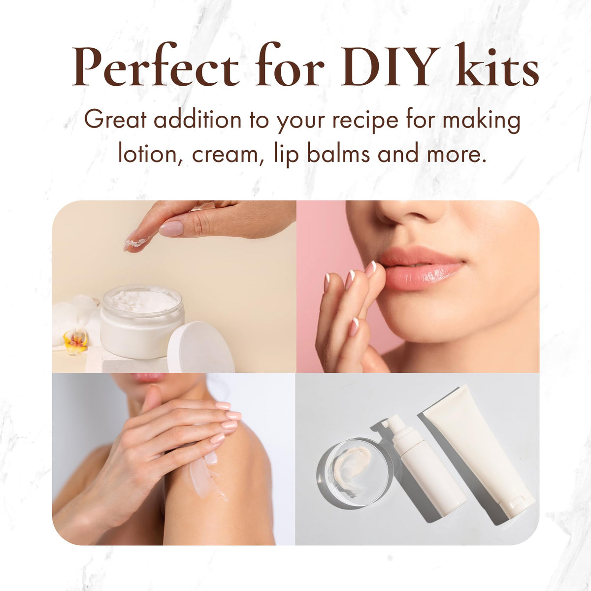 HalalEveryDay lip balm tins and ingredients showing portability and DIY benefit